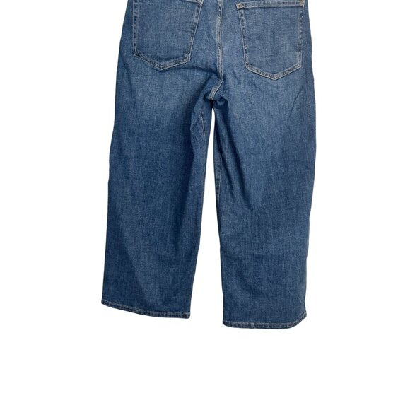 Banana Republic Waist 32 G Crop Premium Denim Jeans Medium Wash - Picture 11 of 13